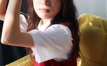 初夏女神 NO.014 蓝莓 S码大红色JK套搭小黑皮鞋[100P/1V/6.11GB]